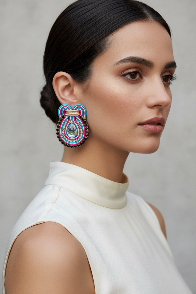Aretes en modelo