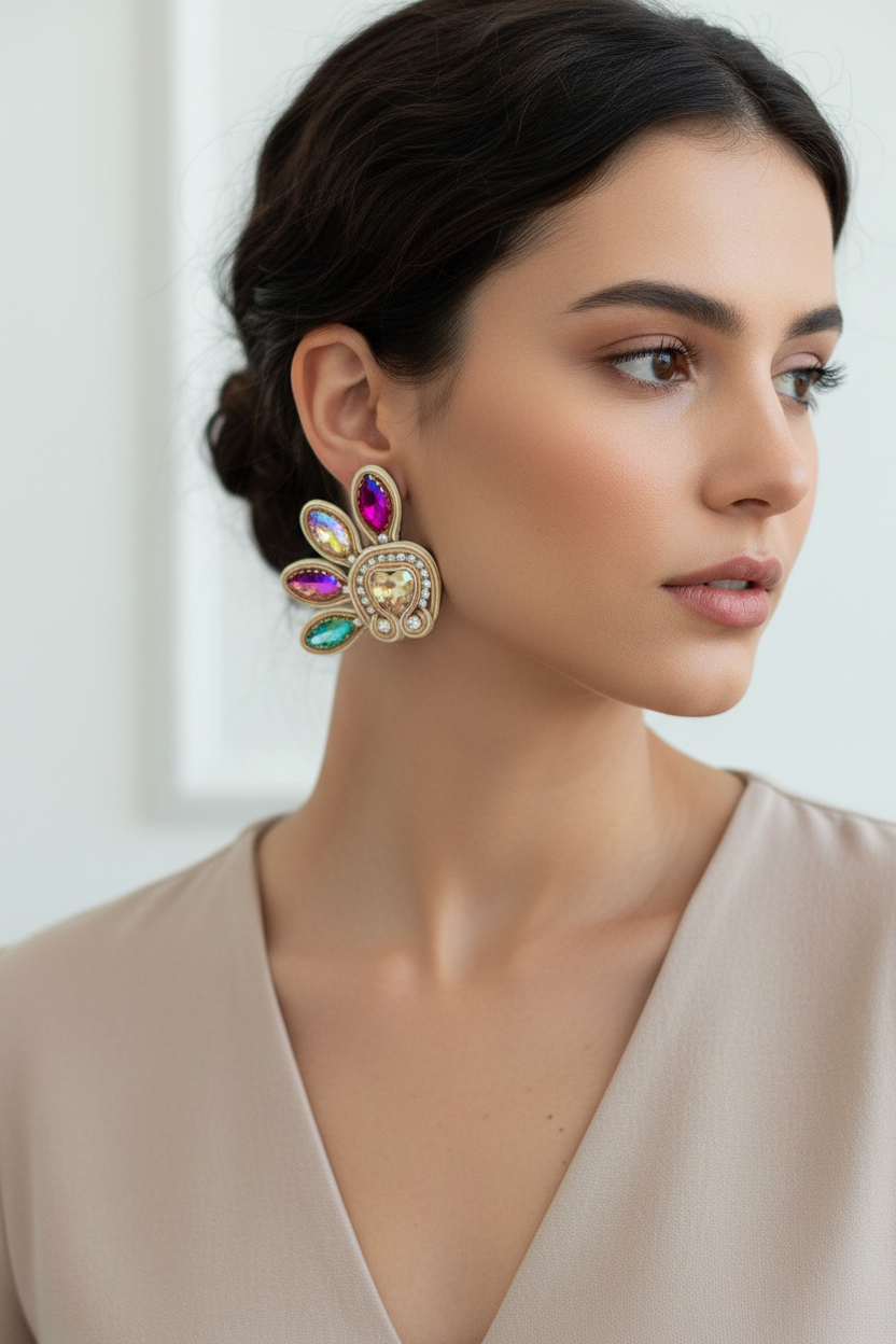 Aretes en modelo